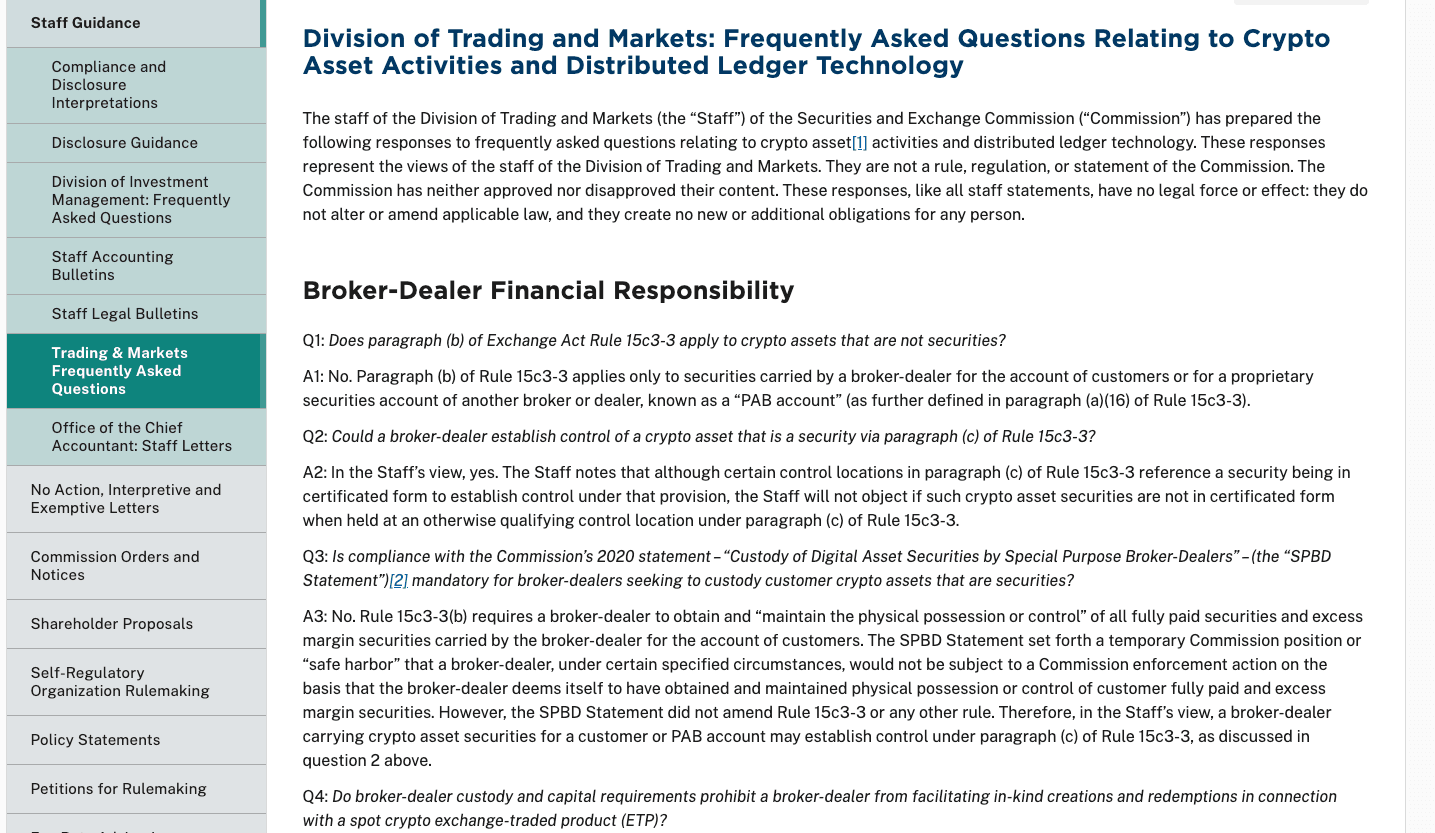 ABD SEC AÇIKLAMASI -Borsa ve Piyasalar Bölümü: Kripto Varlık Faaliyetleri ve Blokzincir Teknolojisi… Thumbnail ABD SEC AÇIKLAMASI -Borsa ve Piyasalar Bölümü: Kripto Varlık Faaliyetleri ve Blokzincir Teknolojisi… Thumbnail